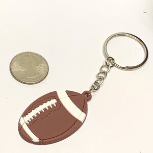Football Keychain, Football Backpack Tag, Sports Keychain, Gift Idea, Football
